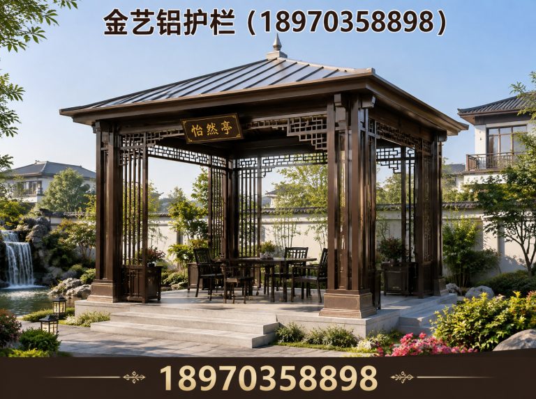 鄱阳县铝艺楼梯扶手展示图